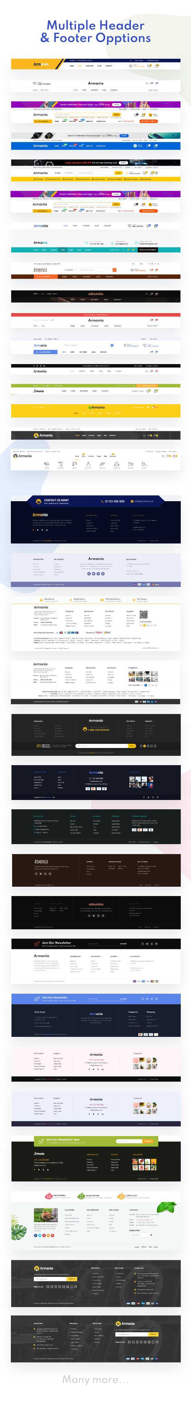 Armania v1.2.7 – 时尚、家具、有机、食品多用途 Elementor WooCommerce 主题