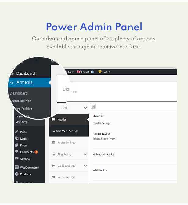 Armania v1.2.7 – 时尚、家具、有机、食品多用途 Elementor WooCommerce 主题