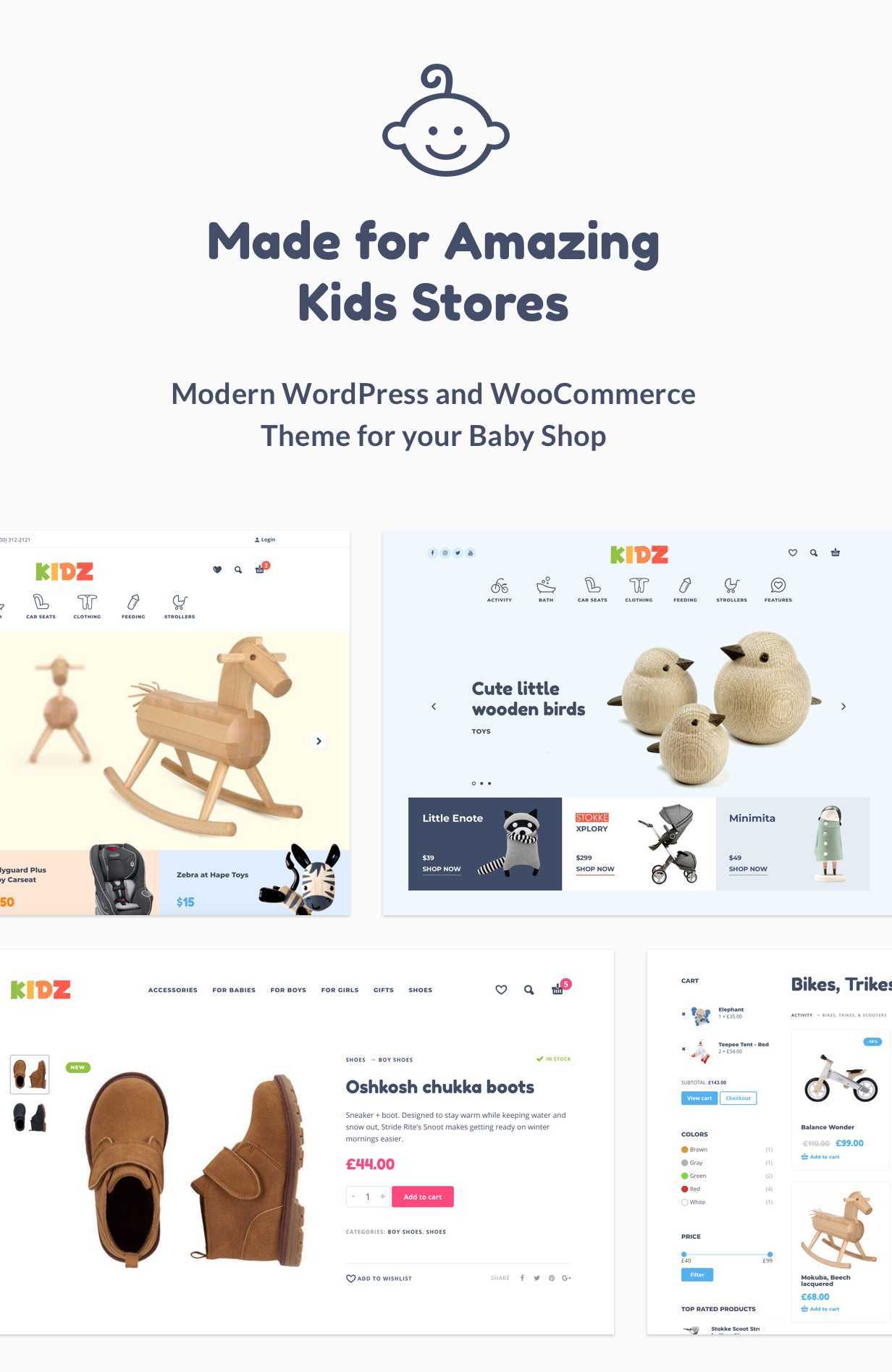 KIDZ v5.2 – Baby Shop & Kids Store WordPress WooCommerce 主题