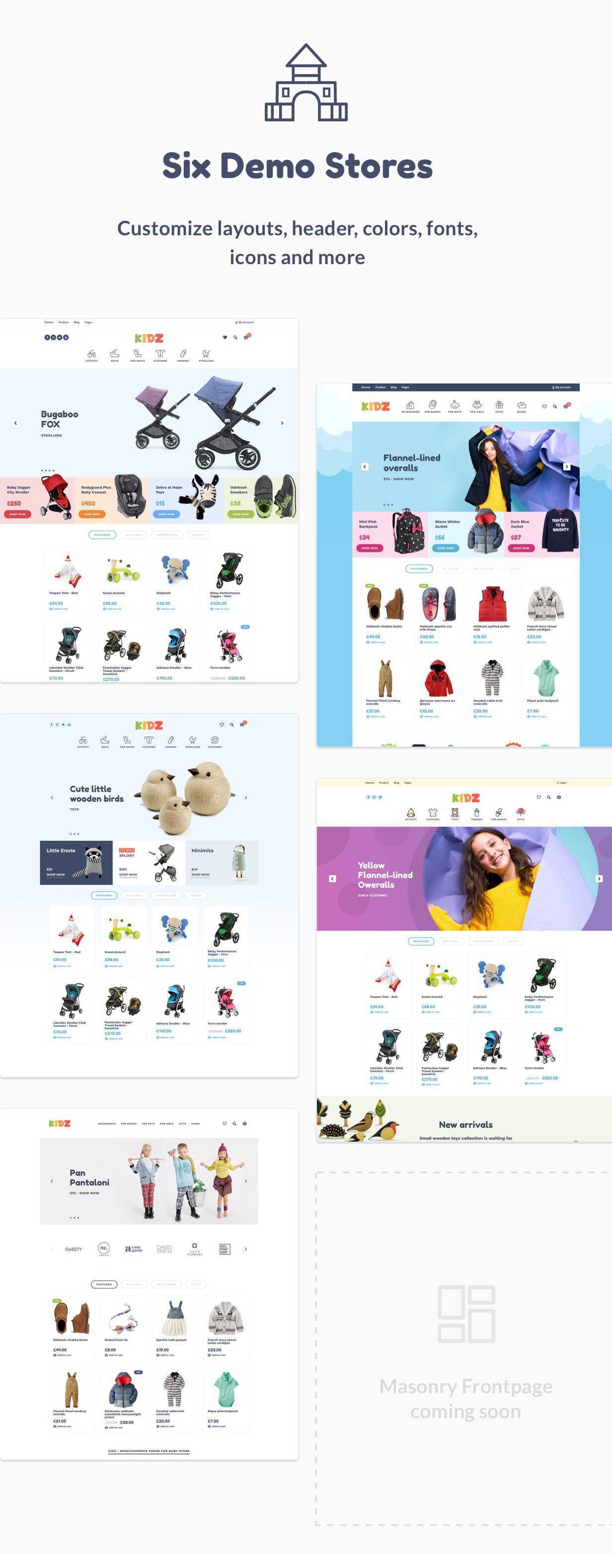 KIDZ v5.2 – Baby Shop & Kids Store WordPress WooCommerce 主题