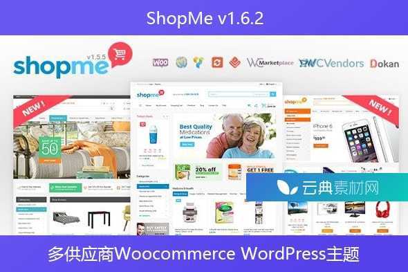 ShopMe v1.6.2 – 多供应商Woocommerce WordPress主题